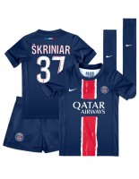 Paris Saint-Germain Milan Skriniar #37 Hjemmedraktsett Barn 2024-25 Korte ermer (+ bukser)